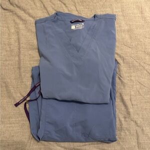 Carhartt Force Seil Blue Scrub Set